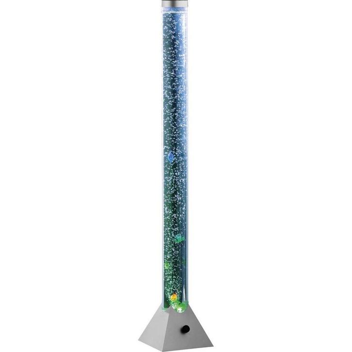 Vloerlamp - Waterzuil - 1-lichts - Mat Titaan, Huis en Inrichting, Lampen | Vloerlampen, Nieuw, Kunststof, 100 tot 150 cm, Ophalen of Verzenden