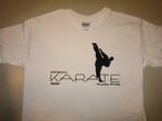 Karate T-Shirt wit met zwarte print, Ophalen of Verzenden, Nieuw