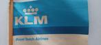 Vlag van KLM Royal Dutch Airlines met een originele houten, Antiek en Kunst