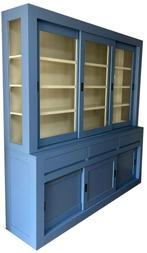 Buffetkast Enschede oud blauw 240cm, Ophalen of Verzenden, Nieuw