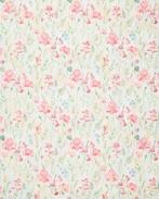 Broderie Katoen/Polyester Bloemen Roze, Hobby en Vrije tijd, Stoffen en Lappen, Nieuw, Roze