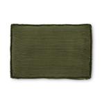 *WOONWINKEL* Kave Home Blok Rugkussen Ribstof Groen 40x60, Huis en Inrichting, Woonaccessoires | Kussens, Verzenden, Nieuw, Groen