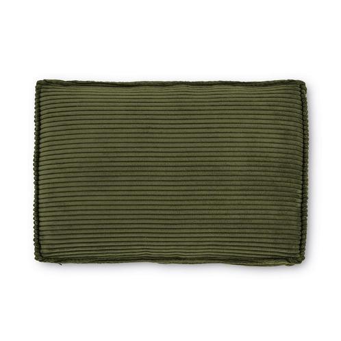 *WOONWINKEL* Kave Home Blok Rugkussen Ribstof Groen 40x60, Huis en Inrichting, Woonaccessoires | Kussens, Groen, Nieuw, Verzenden