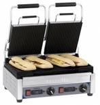 Dubbele Panini Grill Gegroefde Plaat | 45x24cm Casselin, Verzenden, Nieuw in verpakking