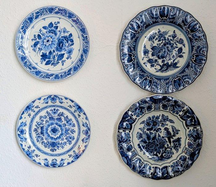 RAAM Delft, De Porceleyne Fles, Delft - Bord (4) - Keramiek, Antiek en Kunst, Antiek | Glas en Kristal