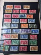 Britse Gemenebest  - Gb en kolonieen met oa 1937 coronation,, Postzegels en Munten, Gestempeld