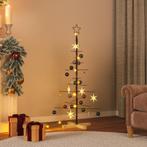vidaXL Kerstdecoratie kerstboom met houten basis 120 cm, Diversen, Verzenden, Nieuw