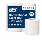 Tork Advanced toiletpapier 493 vel 2-lgs -  6 x 4 rol (24), Verzenden