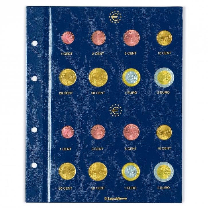 Leuchtturm Vista Euromunten Aanvulbladen, Postzegels en Munten, Munten en Bankbiljetten | Toebehoren, Verzenden