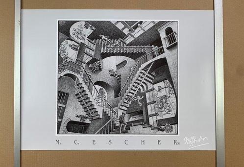 M.C. Escher (1898-1972) - Relativity Relativität - Artprint, Antiek en Kunst, Kunst | Tekeningen en Foto's