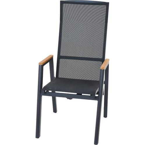 Siena Garden Bologna Dining Move Stoel - Antraciet, Tuin en Terras, Tuinstoelen, Nieuw, Overige materialen, Ophalen of Verzenden