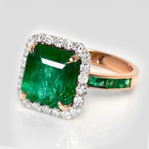 Zonder Minimumprijs - Ring - 14 karaat Roségoud, 4,24 ct, Sieraden, Tassen en Uiterlijk, Ringen