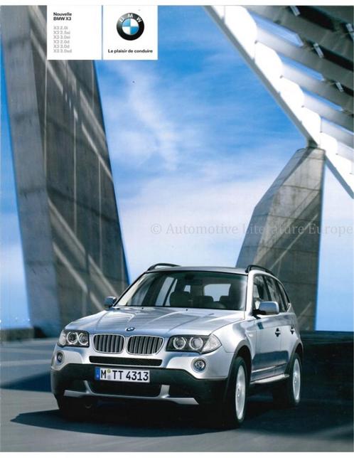 2006 BMW X3 BROCHURE FRANS, Boeken, Auto's | Folders en Tijdschriften, BMW