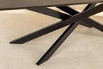 Massieve eettafel SIGNUM 220cm donkerbruin mangohout, Huis en Inrichting, Tafels | Eettafels, Ophalen of Verzenden, Nieuw