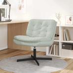 vidaXL Draaibare Relaxstoel Anders Lichtgrijs 63 x 75 x 76, Huis en Inrichting, Stoelen, Verzenden, Nieuw