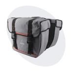 Voltano Dubbele Fietstas Premium Afgeschuind - Grijs, Verzenden, Nieuw