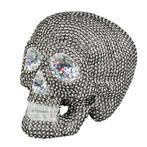 Halloween Schedel Glitters 19cm, Verzenden, Nieuw