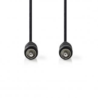 Digitaal Coaxiaal (SPDIF) kabel | Nedis | 1 meter (Zwart), Audio, Tv en Foto, Audiokabels en Televisiekabels, Nieuw, Verzenden