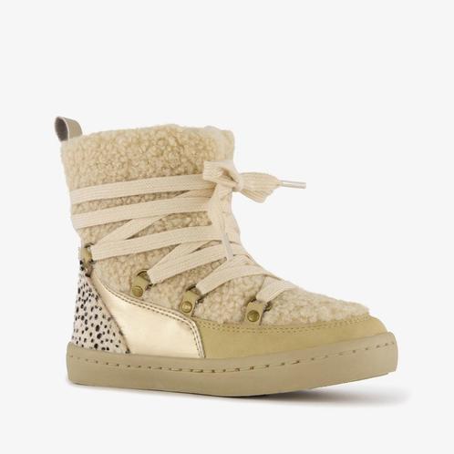 Blue Box gevoerde teddy enkellaarsjes beige maat 31, Kleding | Dames, Schoenen, Nieuw, Verzenden