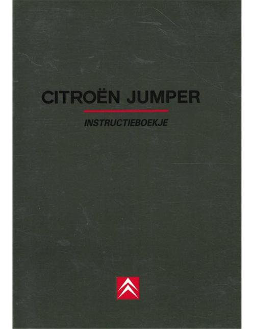 1995 CITROËN JUMPER INSTRUCTIEBOEKJE NEDERLANDS, Auto diversen, Handleidingen en Instructieboekjes