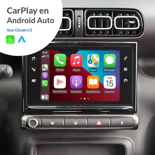 CarPlayBox voor Citroën - C3 | 2017 - 2022, Auto diversen, Auto-accessoires, Verzenden