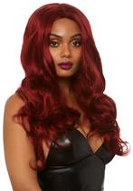 Long Wavy Pruik Winny Burgundy, Kleding | Dames, Ophalen of Verzenden, Nieuw