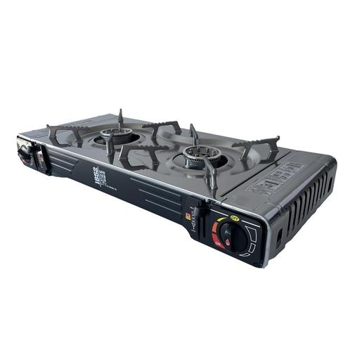 2-Pits gaskomfoor 5Kw cardridge model met Gratis Bakplaat, Watersport en Boten, Bootonderdelen, Nieuw, Ophalen of Verzenden