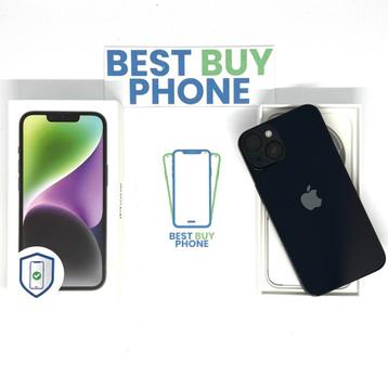 iPhone 14 128GB zwart /krasvrij /100% batt /garantie beschikbaar voor biedingen