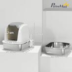 Kattenbak Van Roestvrij Staal Met Deksel, Kattentoilet Met B, Verzenden, Nieuw