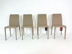 Bonaldo - Stoel (4) - Staal, Synthetisch leder, Antiek en Kunst, Antiek | Meubels | Stoelen en Banken