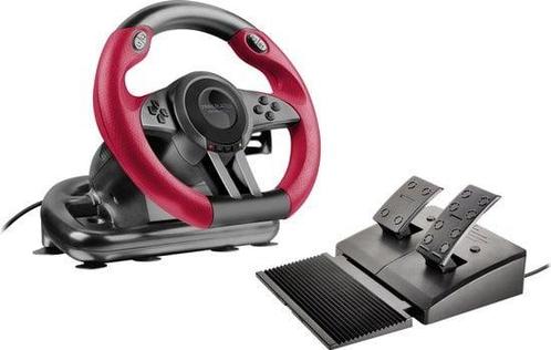 Speedlink TRAILBLAZER Racestuur + Pedalen (PS3 Accessoires), Spelcomputers en Games, Spelcomputers | Sony PlayStation 3, Zo goed als nieuw