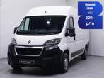 Peugeot Boxer 2.0 BlueHDI 130 pk L2H2 Premium Airco, Stof, Gebruikt, Euro 6, Wit