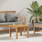 vidaXL Salontafel Bruin 45 x 45 x 36 cm Massief teakhout, Verzenden, Nieuw