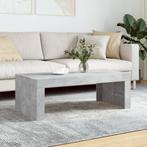 vidaXL Salontafel 102x50x36 cm bewerkt hout betongrijs, Huis en Inrichting, 100 tot 150 cm, Verzenden, Nieuw, 50 tot 100 cm