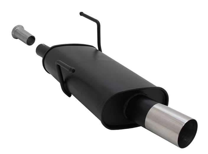 Novus sportuitlaat Peugeot 206 206CC 1x76mm RL, Auto-onderdelen, Uitlaatsystemen, Nieuw, Verzenden