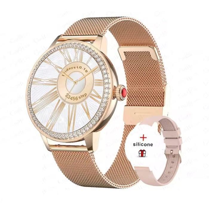Diamant Smartwatch - Gezondheid Monitor Sport Tracker, Sieraden, Tassen en Uiterlijk, Smartwatches, Nieuw, Verzenden