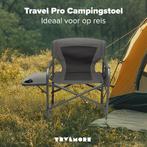 2dekans | TRVLMORE Campingstoel - Opvouwbaar - Lichtgewicht, Ophalen of Verzenden, Zo goed als nieuw, Grijs