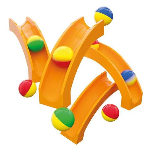 Hubelino knikkerbaan aanvulset glijbaan delen - 12  delig, Kinderen en Baby's, Speelgoed | Duplo en Lego, Nieuw, Verzenden