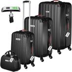 Kofferset met harde schaal Cleo 4-delig. met bagageweger - z, Verzenden, Nieuw