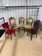Gebruikte Set kasteelstoelen Vintage/Café, Ophalen, Nieuw