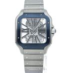 Cartier - Santos de Cartier Skeleton LM - WHSA0026 - Heren -, Sieraden, Tassen en Uiterlijk, Horloges | Heren, Nieuw
