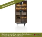 XOOON Modali vitrinekast + LED, 2 deuren 96x200 cm eiken, Huis en Inrichting, Ophalen of Verzenden, Nieuw, Overige materialen