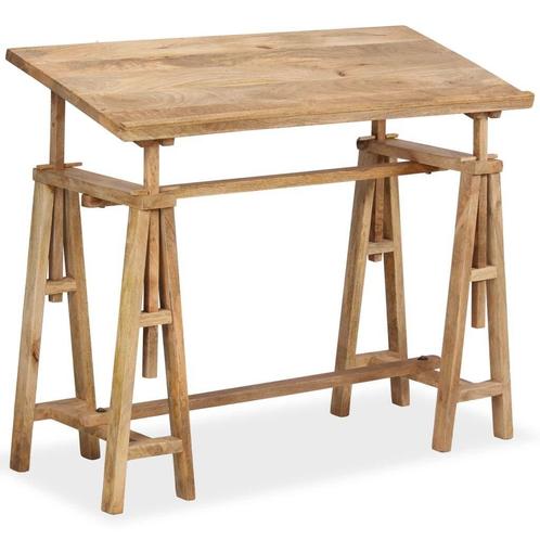 Tekentafel Mangohout 116cm | Retourdeal | 60% Korting!, Huis en Inrichting, Bureaus, In hoogte verstelbaar, Nieuw, Bureau, Ophalen of Verzenden
