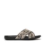 -0% FitFlop  FitFlop Gracie woven cross slides  maat 41, Kleding | Dames, Schoenen, Slippers, Verzenden, Zwart, Nieuw