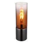 Tafellamp ANNIKA Brons E27 Metaal ø9.0cm H:30.0cm, Huis en Inrichting, Lampen | Tafellampen, Ophalen of Verzenden, Nieuw, Metaal