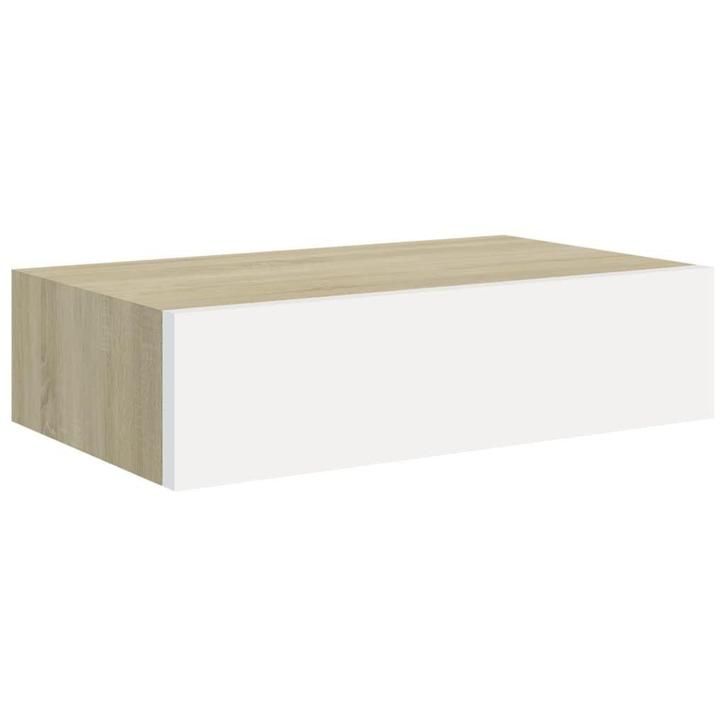 MDF Eikenkleurig Schap 40cm | OP = OP 40% (wandschap), Huis en Inrichting, Woonaccessoires | Wandplanken en Boekenplanken, Nieuw