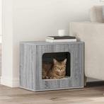 vidaXL Kattenhuis Grijs Sonoma 51 x 30 x 42,5 cm Bewerkt, Dieren en Toebehoren, Verzenden, Nieuw