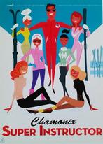 Monsieur Z - Travel Poster - CHAMONIX - ESF Super