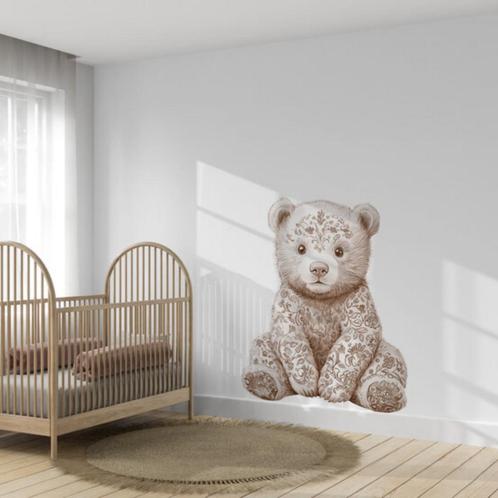 Zittende beer muursticker | Lief en speels ontwerp voor k..., Kinderen en Baby's, Kinderkamer | Inrichting en Decoratie, Nieuw