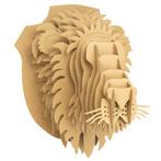 3D Model Karton Puzzel - Leeuwenhoofd Muurschild - DIY Hobby, Hobby en Vrije tijd, Knutselen, Ophalen of Verzenden, Nieuw